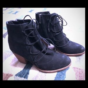 Sam Edelman lace up ankle boots